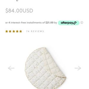 Pehr Woodland Creatures Play Mat